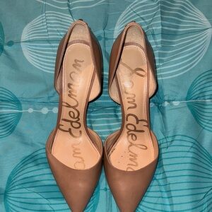 Sam Edelman Women's Brown Pointed Toe Heels